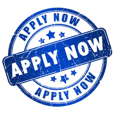 Apply now stampの写真素材