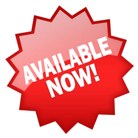 Available now iconの写真素材