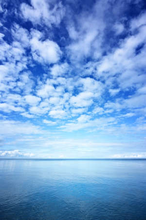 Ocean and blue skyの写真素材