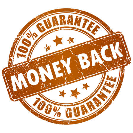 Money back stampのイラスト素材