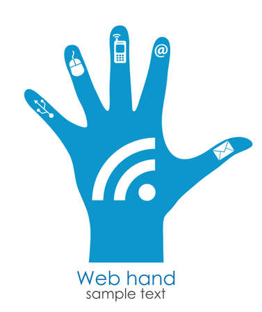 Web generation concept, illustrationのイラスト素材