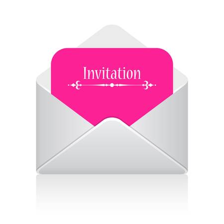 Invitation card vector illustrationのイラスト素材