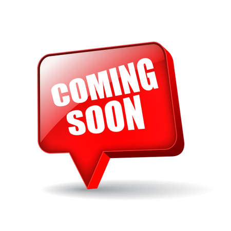 Coming soon vector symbolのイラスト素材