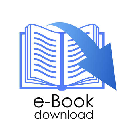 E-book vector symbolのイラスト素材