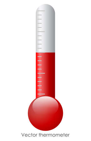 Vector thermometer illustrationのイラスト素材