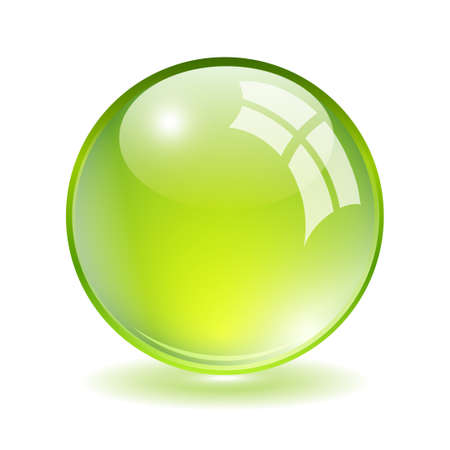  green ballのイラスト素材