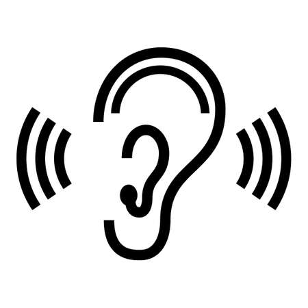  ear symbolのイラスト素材