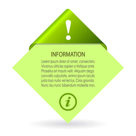  information leafletのイラスト素材