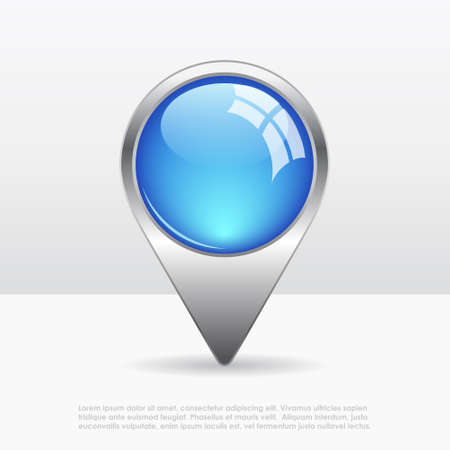 Pin glossy buttonのイラスト素材