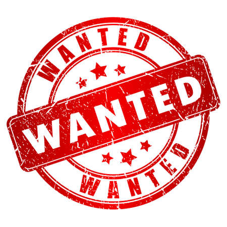 Wanted stampのイラスト素材