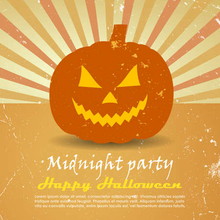 Halloween posterのイラスト素材