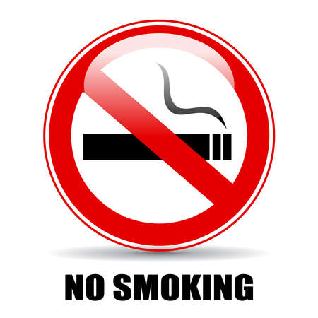 No smoking illustrationのイラスト素材
