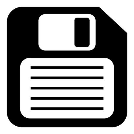 Floppy disk iconのイラスト素材