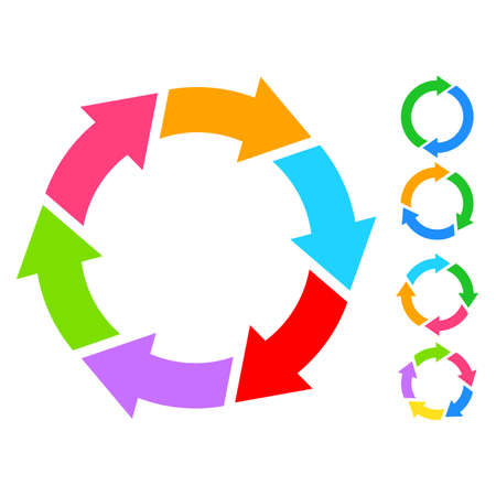 Cycle circle iconのイラスト素材