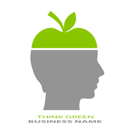 Think green iconのイラスト素材