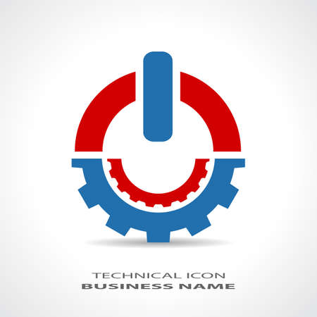 Abstract technical logoのイラスト素材