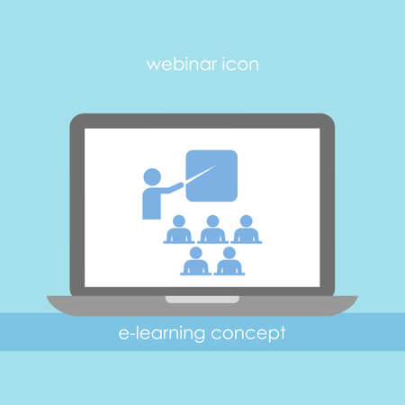 Webinar iconのイラスト素材