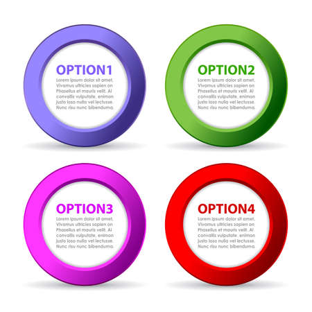 Options text iconsのイラスト素材