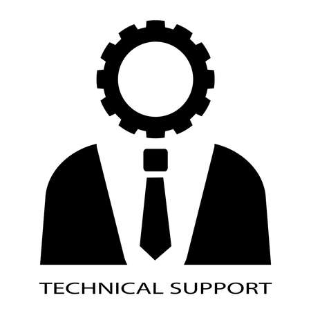 Technical support personのイラスト素材