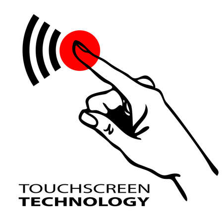 Touchscreen symbolのイラスト素材