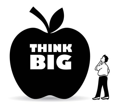 Think bigのイラスト素材