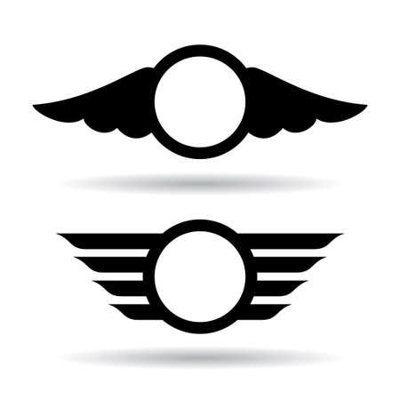 Wings symbolsのイラスト素材