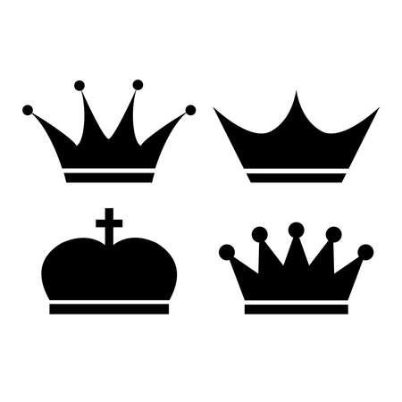 Crown vector iconのイラスト素材