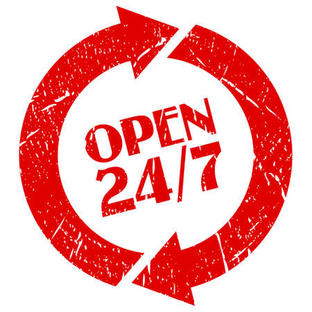 Open 24 hour stamp
