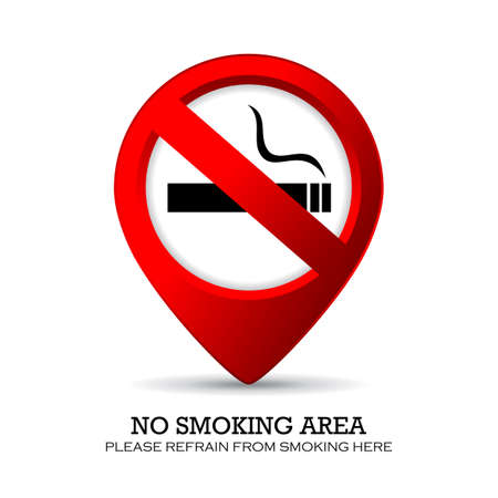 No smoking area markerのイラスト素材