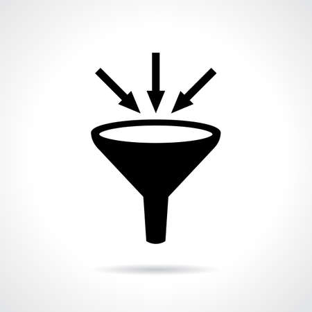 Filter iconのイラスト素材