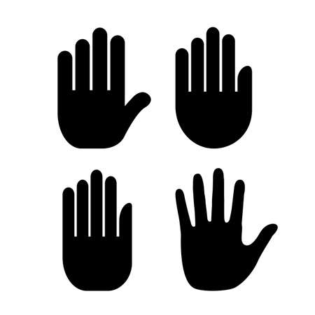Hand palm icon Hand palm icon