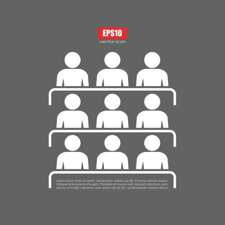 Audience signのイラスト素材