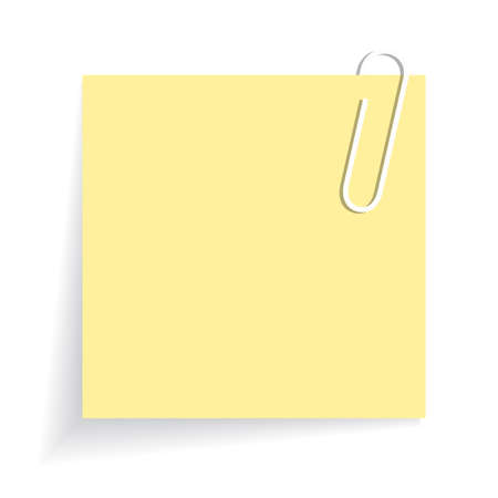 Yellow stickerのイラスト素材