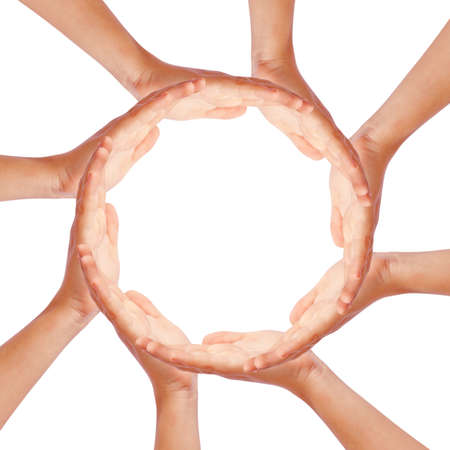 Hands circleの写真素材