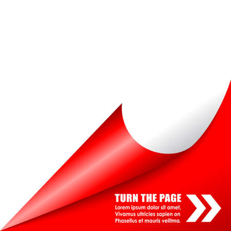 Folded page cornerのイラスト素材