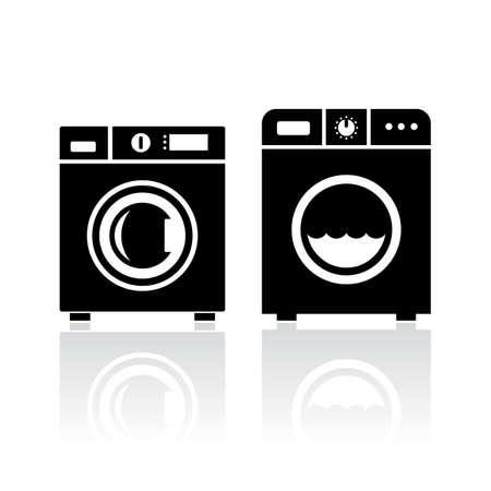 Clothes washer iconのイラスト素材
