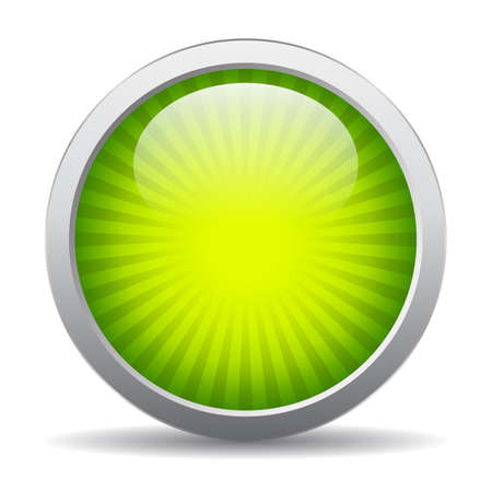 Green striped iconのイラスト素材