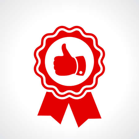 Best quality guarantee certificateのイラスト素材