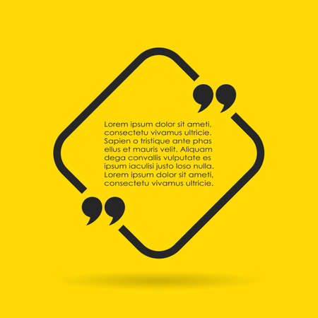 Quote text boxのイラスト素材