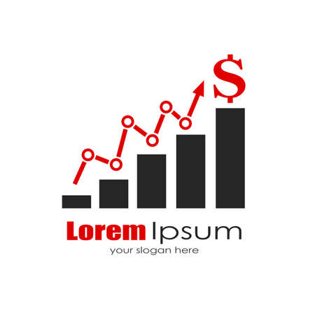 Business growth abstract logoのイラスト素材