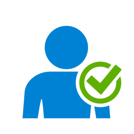 User accepted iconのイラスト素材