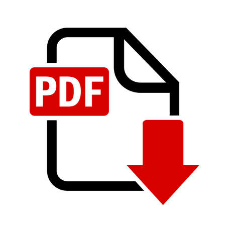 Download pdf file buttonのイラスト素材