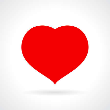 Red heart iconのイラスト素材