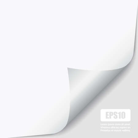 Page peel cornerのイラスト素材