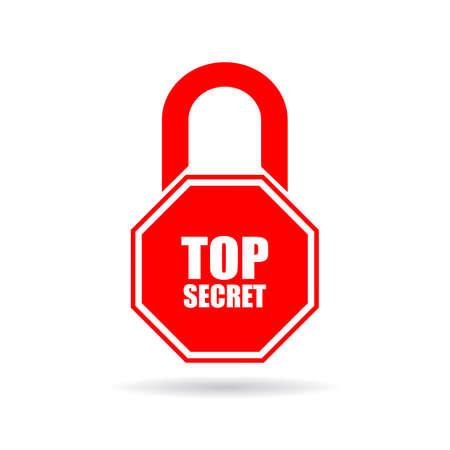 Top secret iconのイラスト素材