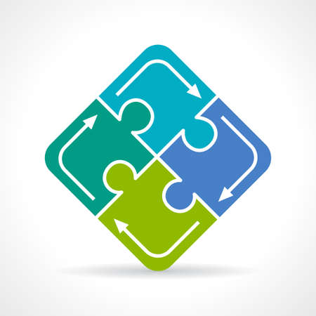 Puzzle conundrum iconのイラスト素材