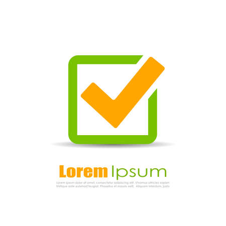 Checkbox icon designのイラスト素材