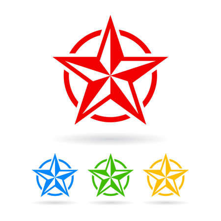 Abstract star iconのイラスト素材