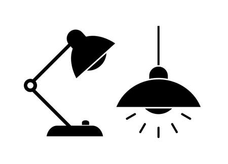 Lamp light iconのイラスト素材