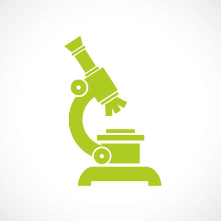 Microscope vector icon